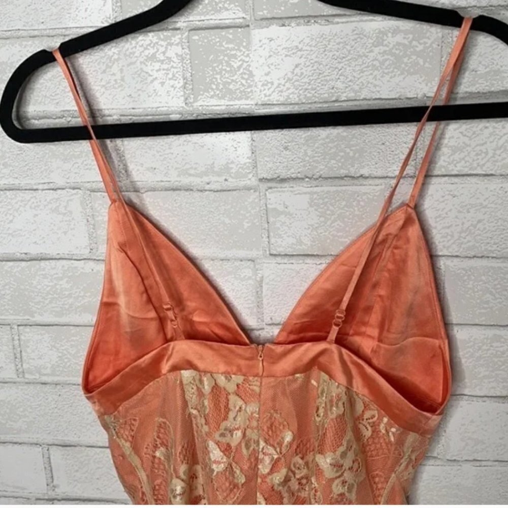 NWT Wayf Orange Lace Cami Dress - Picture 9 of 13